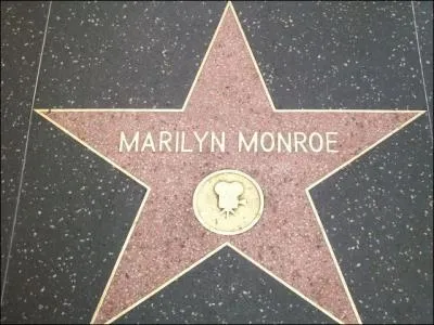 ---- Hollywood Boulevard. Retrouvez le numro pour savoir exactement  quel endroit o l'toile de Marilyn se trouve :