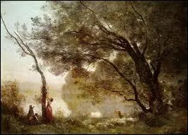 La toile  Souvenir de Mortefontaine  est de Camille Corot .