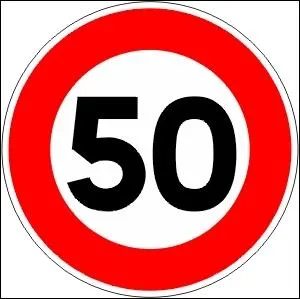 Qui signifie ce panneau rond  bord rouge ?