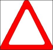 Que signifient les panneaux triangulaires à bord rouge ?