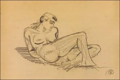 Un  nu  datant des annes 60, mis en vente aux enchres au profit d'une oeuvre caritative par un acteur-star. Lequel ?