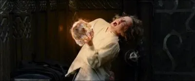 Pendant ce temps, Pippin se lve pour regarder dans le Palentir. Que rpond Pippin quand Gandalf lui demande ce qu'il a vu ?