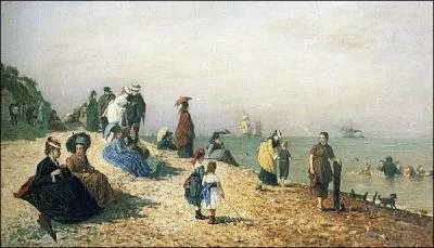 Les bains de mer  Honfleur, 1869