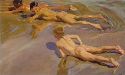 Enfants sur la plage, 1910