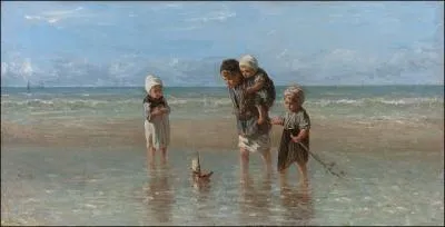 Enfants sur la plage, 1872