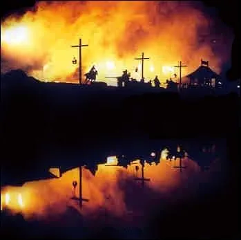 Combien de vampires sont censs avoir pri dans les flammes en 1864 ?