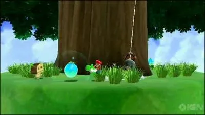 De quelle couleur est Yoshi lorsqu'il gobe une Pomme-Ballon (Super Mario Galaxy 2) ?