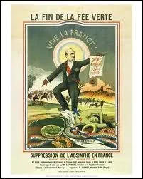 En quelle anne l'absinthe a-t-elle t interdite en France ?