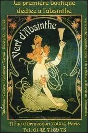 Quel peintre a crit   Je suis assis  ma porte fumant une cigarette et sirotant mon absinthe et j'apprcie chaque journe sans me soucier du reste du monde  ?