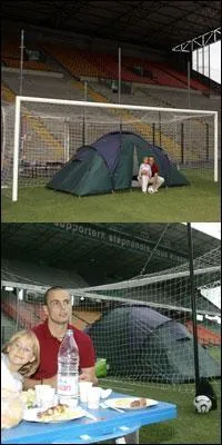 Dans quel endroit a-t-il dormi avec sa fille ?