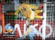 Contre quelle quipe a-t-il  agress  le poteau aprs un but sur penalty ?