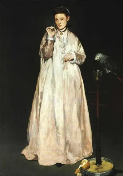 La femme au perroquet, 1866