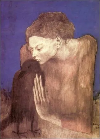 La femme au corbeau, 1904.