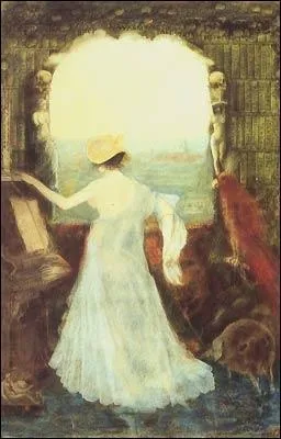 Femme au perroquet , 1891