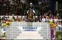 Sur le terrain de concours, la trajectoire c'est :