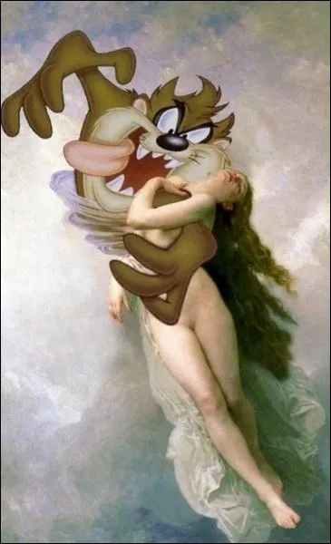 Quel animal est Taz, le personnage dessin dans le tableau ?