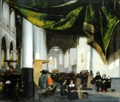 Intrieur de la Vieille Eglise  Amsterdam