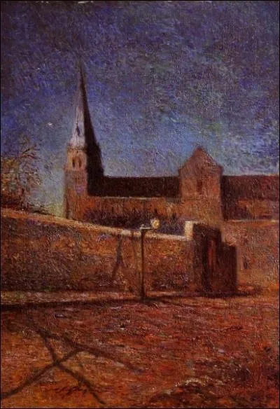 L'Eglise de Vaugirard la nuit