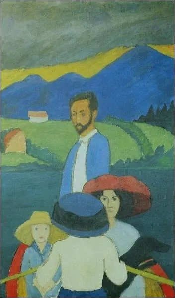 Promenade en canot, 1910