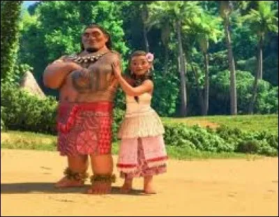 Quel est le nom de l'île où le père de Vaiana est le chef respecté de tout son peuple ?