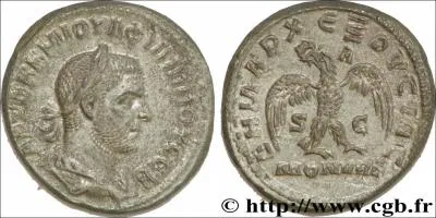 Et pour finir, d'o vient cette pice, l'une des dernires frappes dans l'Empire romain ?