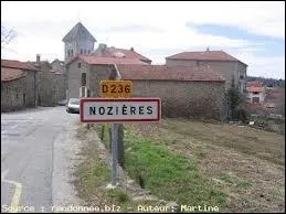 Quel est le nom des habitants du village de Nozires ?