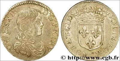 Cette pice de la fin de la Renaissance de la principaut d'Orange a t frappe en :