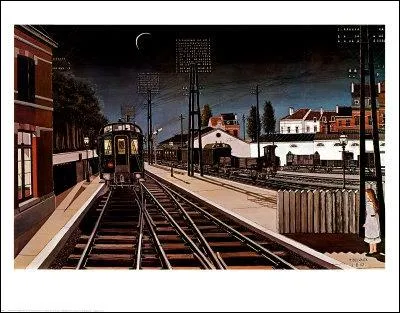 Qui a peint  Train du soir  ?