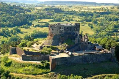 Ceci est une photo du chteau de Murol, qui se situe dans le dpartement numro ... .