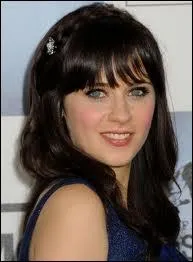 Zooey Deschanel, actrice et soeur de l'actrice Emily Deschanel (Bones), est-elle naturellement une noire aux yeux bleus ?