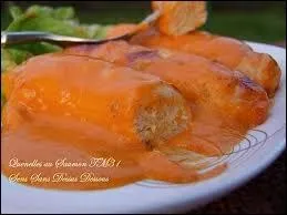 Quelle est cette sauce blanche additionne de tomate ?