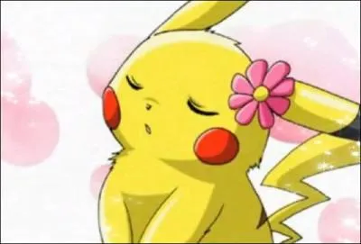 Quelle est la couleur (par rapport au jaune) d'un Pikachu chromatique ?