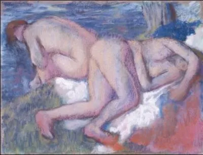 Cette peinture reprsente :  Deux femmes au bain , mais quel artiste l'avait peinte ?