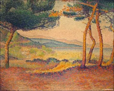 Qui a peint Paysage avec pins ?