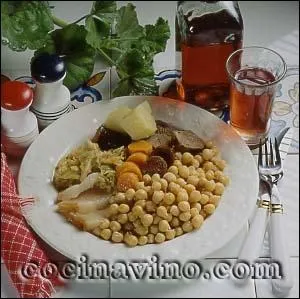 Pot-au-feu madrilne, aux pois chiches :