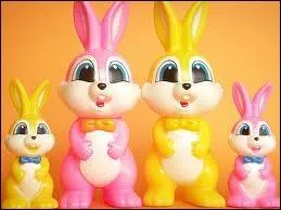 Ces lapins sont clairement kitsch avec une influence...