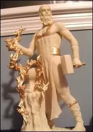 Hphastos est le dieu :