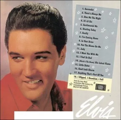 Quel nom porte cet album d'Elvis Presley ?