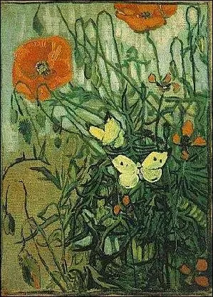 Qui a peint Coquelicots et papillons ?