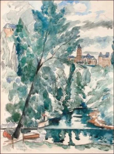 Qui a peint Rivi�re � Uzerche ?