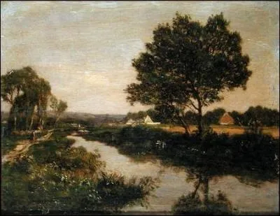 Qui a peint Rivire aux environs de Quimper ?