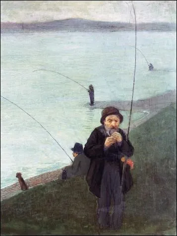 Qui a peint Pche au bord du Rhin ?