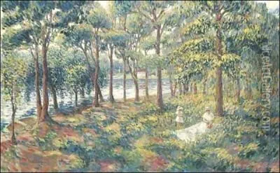 Qui a peint sa femme et sa fille au bord de la Marne ?