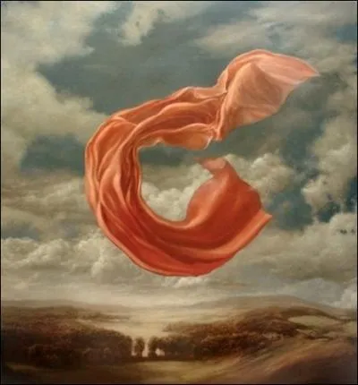 Ce joli foulard qui flotte dans l'air est l'oeuvre de l'artiste Dmitri Kochanovich... Ne fait-il pas penser  un personnage  foulard du film... ?