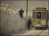  Streetcar in winter (tramway en hiver)  a t peint par Charles Zoller et cela ressemble normment, vu le contexte,  une scne du film ?