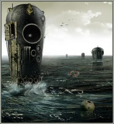 Avec un peu d'imagination, en regardant ce tableau de Tatiana Kazakov, on se trouve dans le film... ?