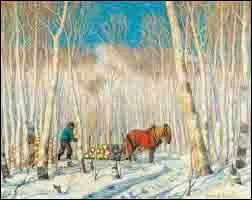 Une autre scne d'hiver d'autrefois :