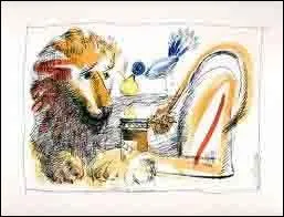 Qui a peint cette carte de voeux ?