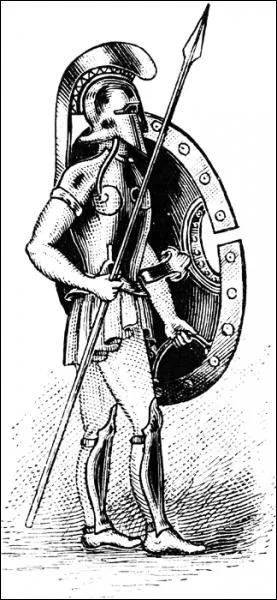 Quel type de soldat de la Grce antique porte cet uniforme ?