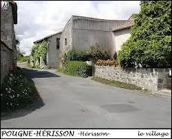 Nous sommes  Pougne-Hrisson. Quel gentil portent les habitants de cette commune ?